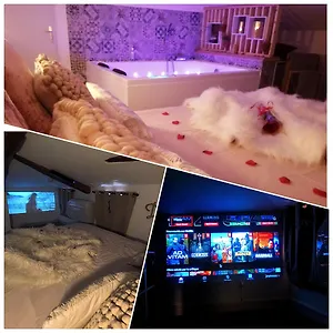 Appartement Escapade Veyloise-nuit Romantique-spa-champagne, Pont-de-Veyle